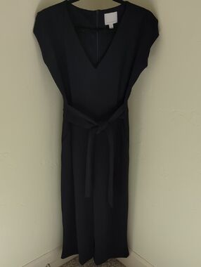 Navy Anthropologie Jumpsuit - business casual